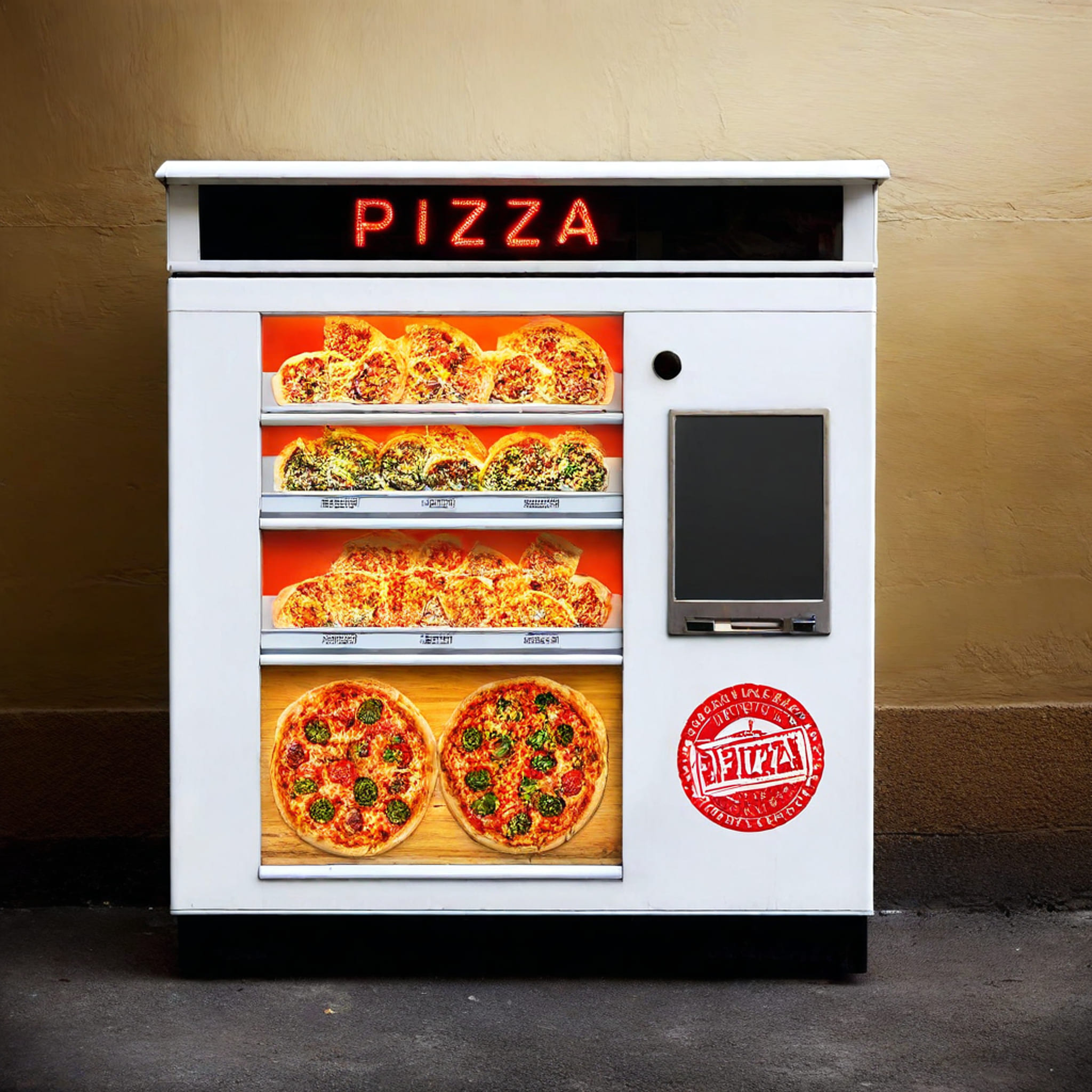 Machine à pizza